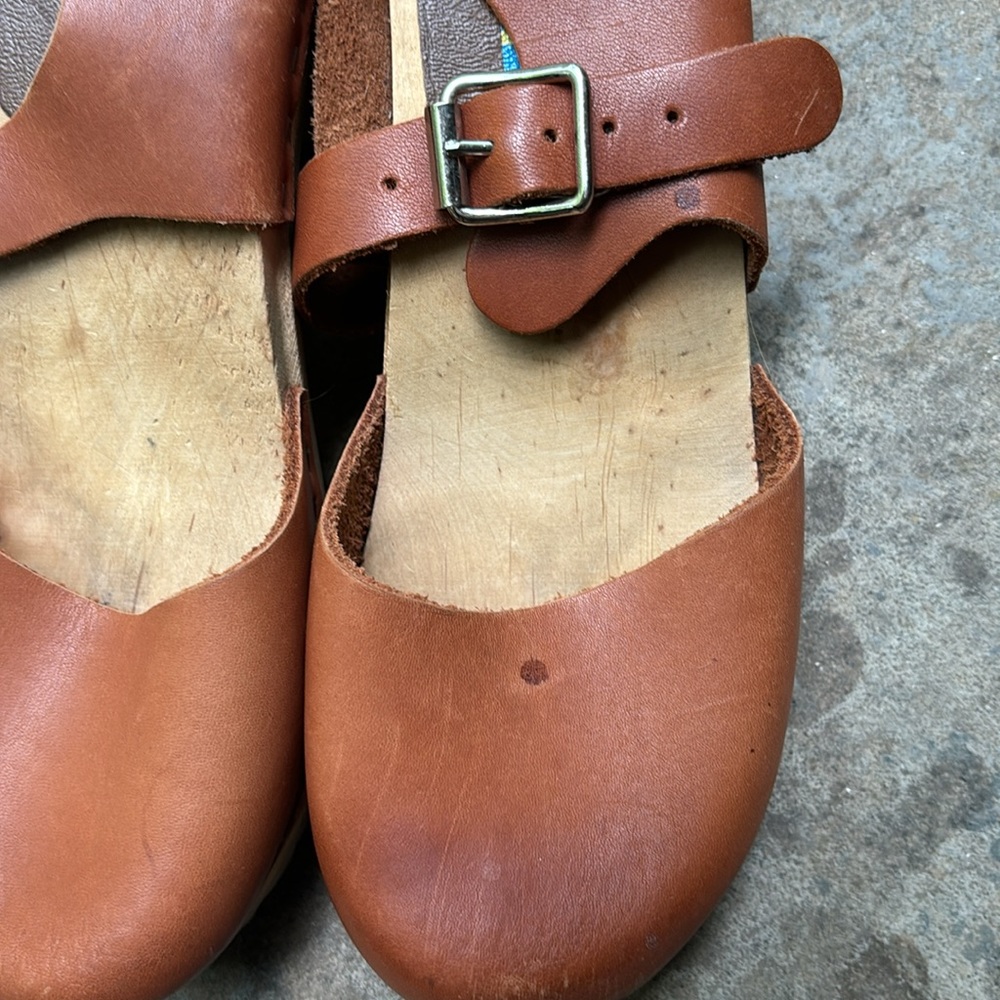 MIA Abba Clog in Luggage Leather Size 36 - Picture 10 of 14